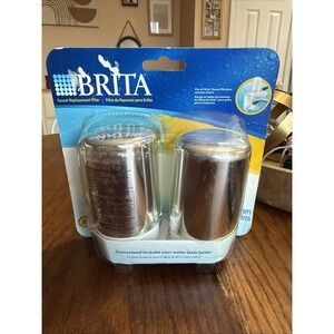 Brita On-Tap Faucet Water Filter Replacements, Chrome, 2 Count